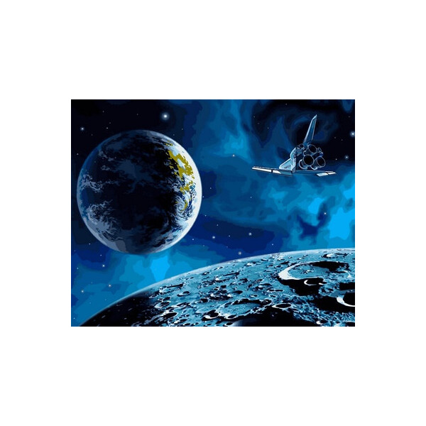 

Картина по номерам DIY Babylon На Луну и обратно (VP741) 40 х 50 см (150401)