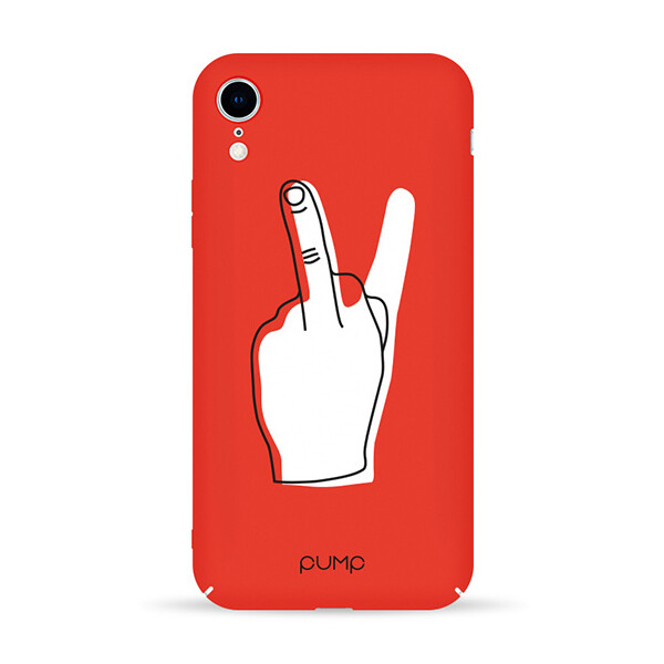 

Чехол Pump Tender Touch для Apple iPhone XR (6.1) (V for Middle Finger) (713724)