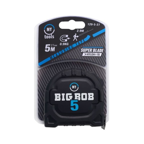 

Рулетка MyTools Big Bob 5мx27мм (129-5-27)