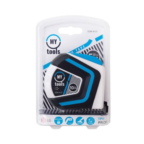 

Рулетка MyTools Elegance 10мx27мм (122N-10-27)