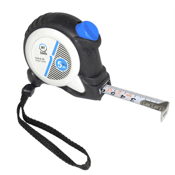 

Рулетка измерительная Easy +, 5м x 19мм. MyTools 124-5-19