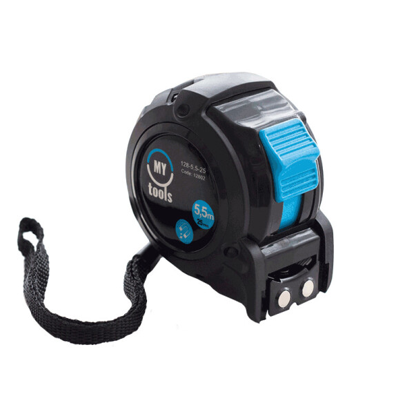 

Рулетка измерительная Power + 5,5м x 25мм MyTools 128-5,5-25