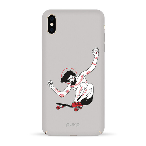 

Чехол Pump Tender Touch для Apple iPhone XS Max (6.5) (Skating Jesus) (700478)