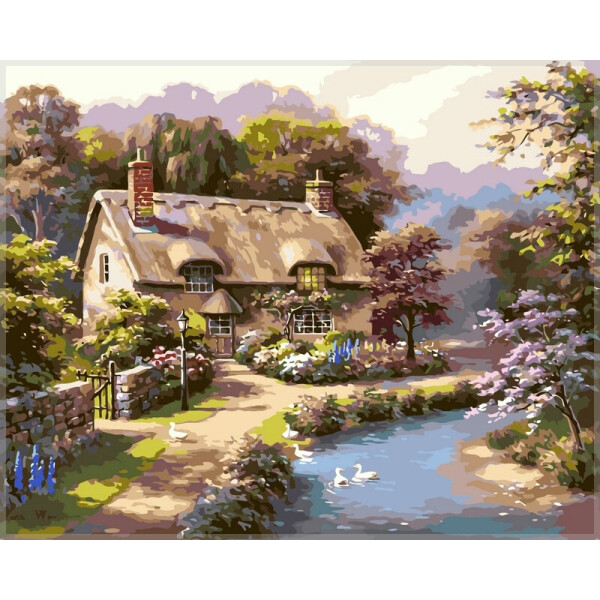 

Картина по номерам DIY Babylon Лето в деревне худ Сунг, Ким (VP021new) 40 х 50 см (108651)