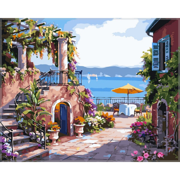 

Картина по номерам DIY Babylon Тихий дворик худ Сунг, Ким (VP214) 40 х 50 см (108937)