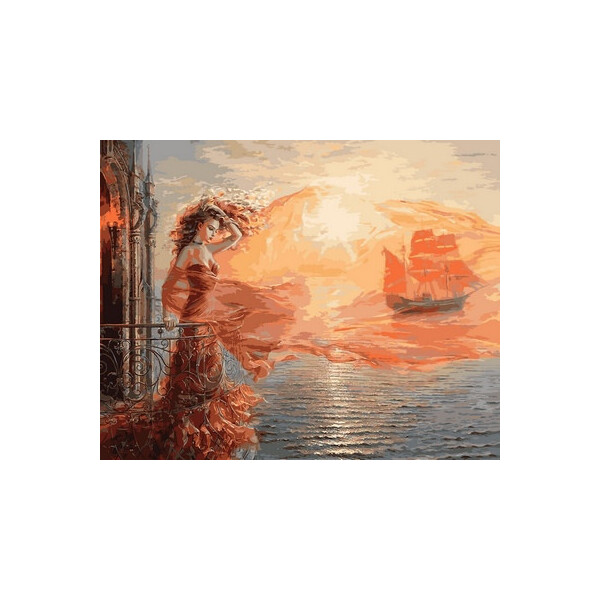 

Картина по номерам DIY Babylon Ассоль (VP681) 40 х 50 см (144724)