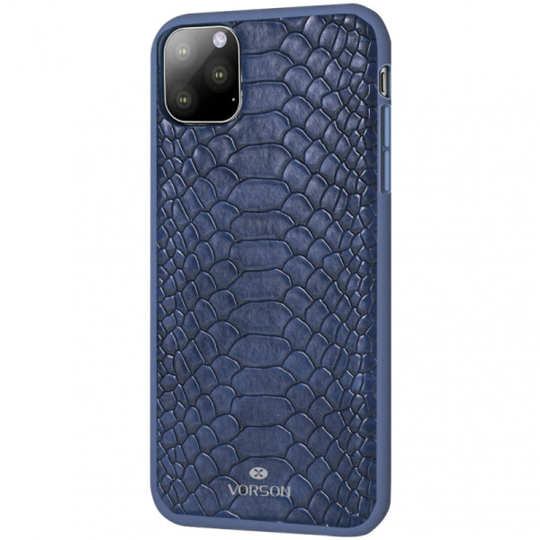 

Кожаная накладка VORSON Snake series для Apple iPhone 11 Pro (5.8) (Черный) (768994)
