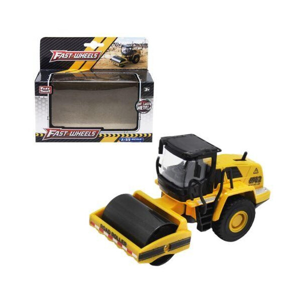 

Машинка FAST WHEELS Каток желтый 6702