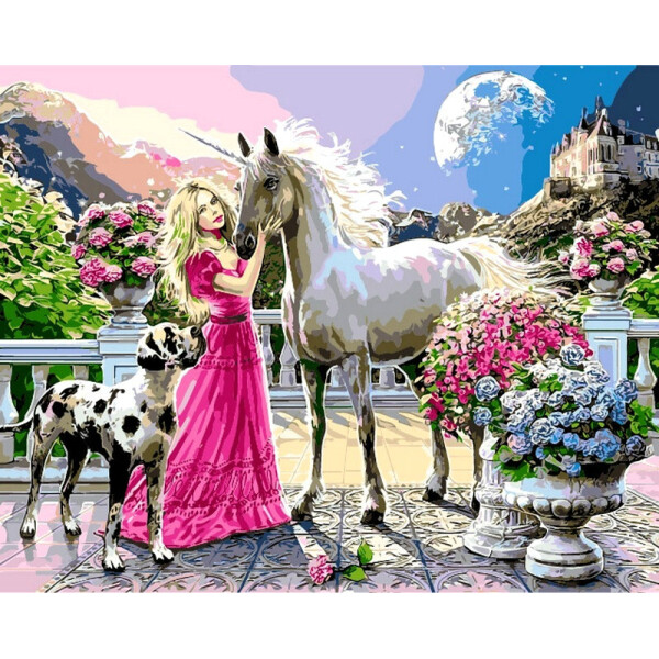 

Картина по номерам DIY Babylon Девьчьи мечты Худ Стив Рид (VP436) 40 х 50 см (119665)