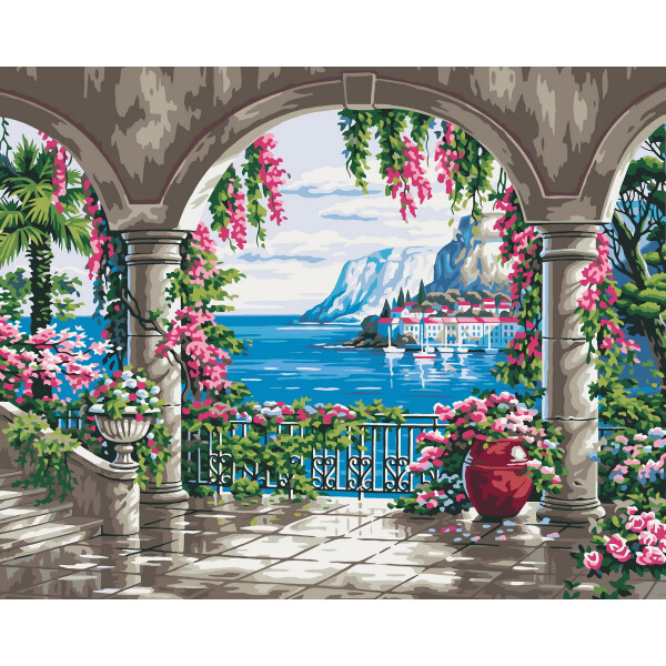 

Картина по номерам Идейка Райское место (KH2235) 40 х 50 см (171387)