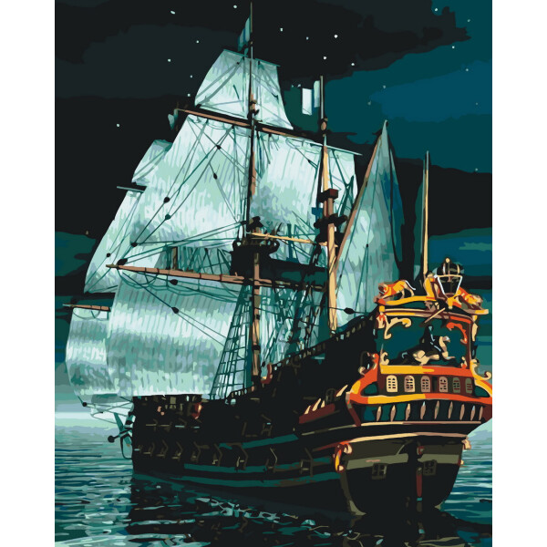 

Картина по номерам Идейка Ночной флагман (KH2733) 40 х 50 см (171405)