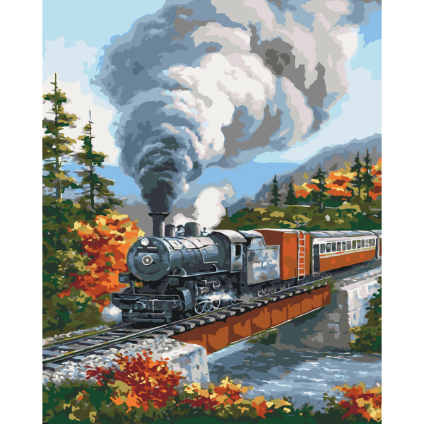 

Картина по номерам Идейка Дорога через осенний лес (KH2514) 40 х 50 см (172869)