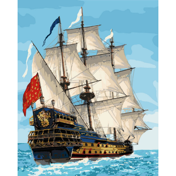 

Картина по номерам Идейка Королевский флот (KH2729) 40 х 50 см (161527)