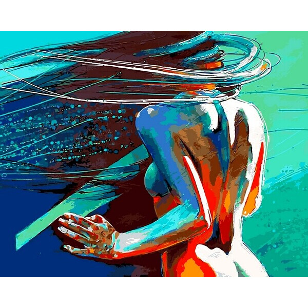 

Картина по номерам (VP1185) Ветер в волосах, 40 х 50 см, DIY Babylon