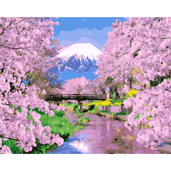 

Картина по номерам (BK-GX9506) Цветущая сакура, 40 х 50 см, Brushme