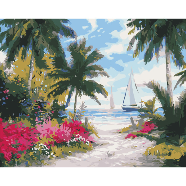 

Картина по номерам (AS0661) Тропики, 40 х 50 см, ArtStory