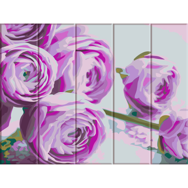 

Картина по номерам (ASW044) Сиреневые цветы, 30 х 40 см, ArtStory