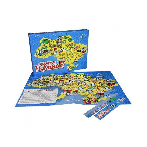 

Настольная игра ";Путешествие по Украине"; 30457