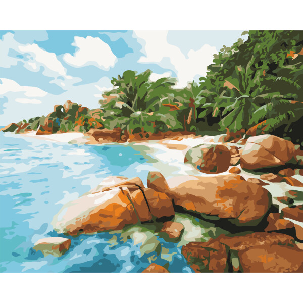 

Картина по номерам (AS0542) Райское место, 40 х 50 см, ArtStory