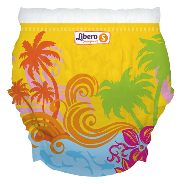 

Подгузники-трусики для плавания Libero Swimpants, S, 7-12 кг, 6 шт.