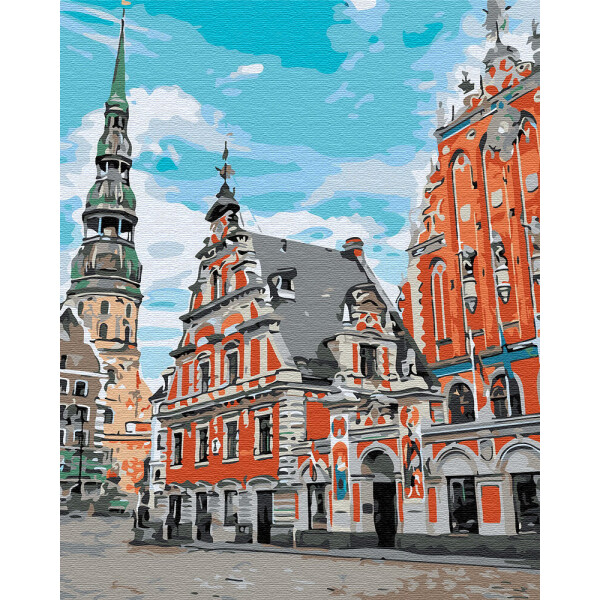 

Картина по номерам (BK-GX30458) Тихий город, 40 х 50 см, Brushme