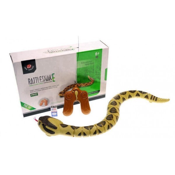 

Детская интерактивная игрушка Rattle Snake Змея на радиоуправлении