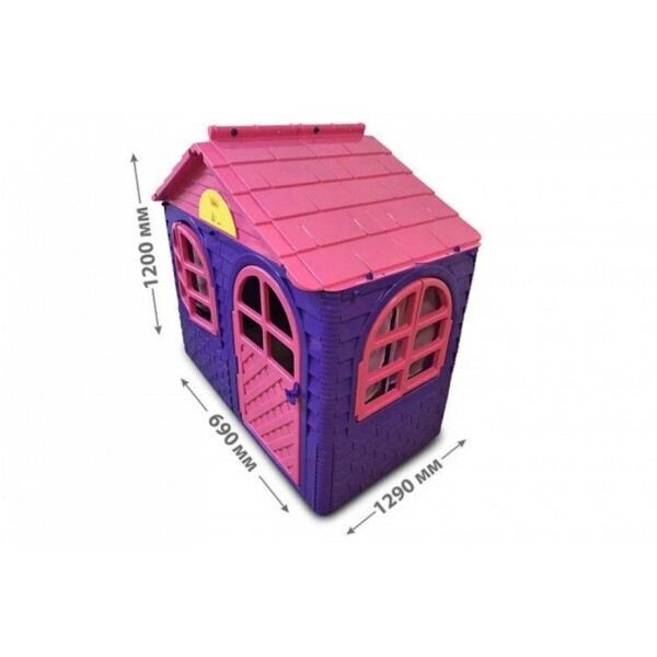 

Детский домик с шторками Doloni toys фиолетовый