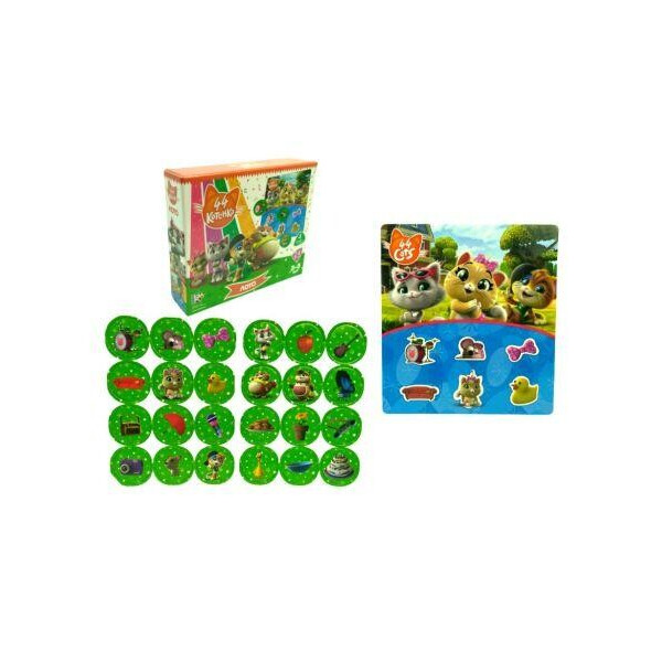 

Настольная игра ";44 котёнка: Лото"; (рус) VT8055-05
