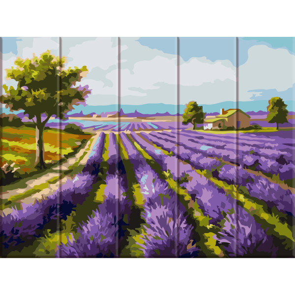 

Картина по номерам (ASW070) Лавандовое поле, 30 х 40 см, ArtStory