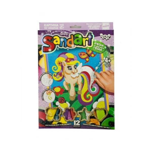

Набор для творчества ";Sandart"; Пони SA-01-04 SA-01-01,02,0