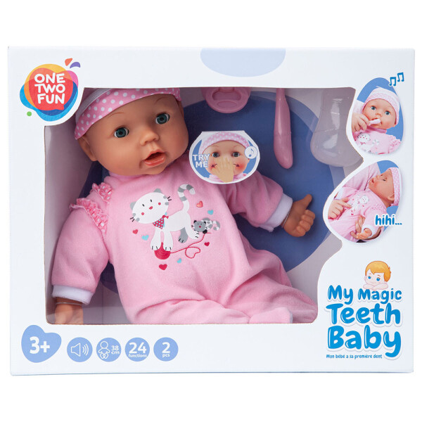 

Пупс One Two Fun My Magic Teeth Baby с зубками