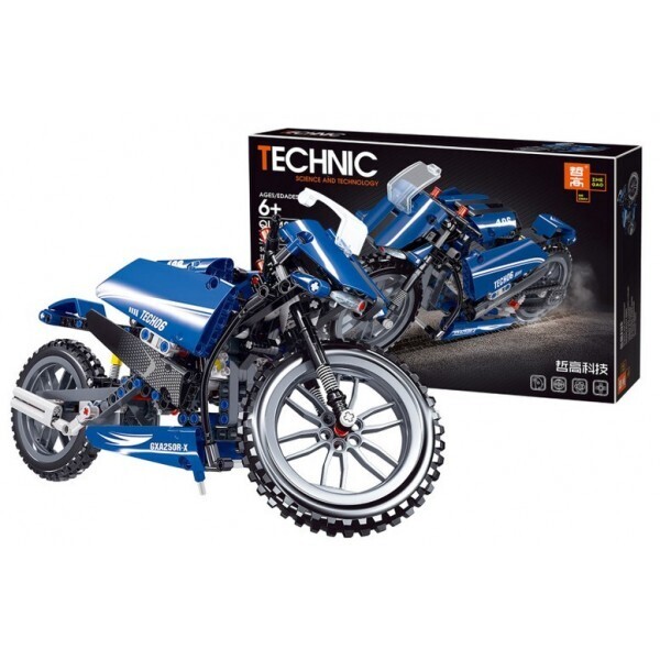 

Детский развивающий конструктор QL0406, Technic, Мотоцикл
