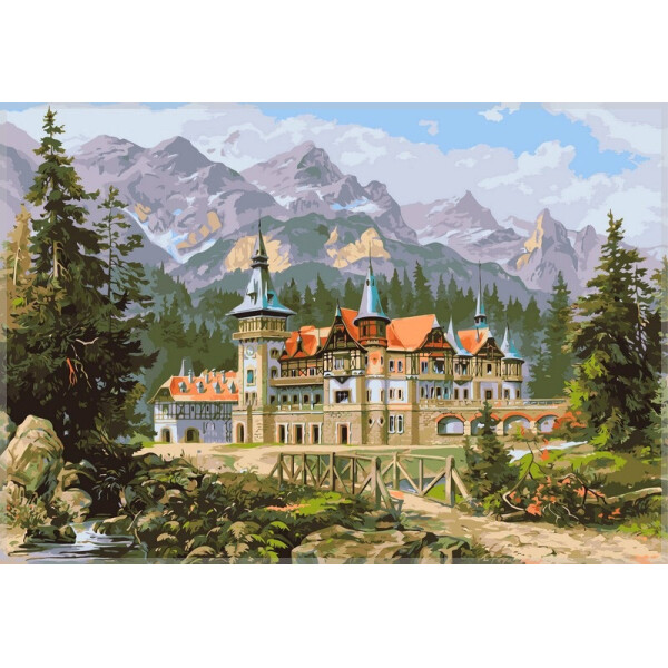 

Картина по номерам DIY Babylon Замок Спящей красавицы 40 х 50 см (VP149) (108839)