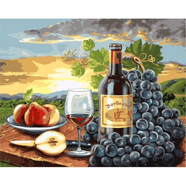 

Картина по номерам Груши и вино (BK-GX24253) 40 х 50 см [Без коробки]