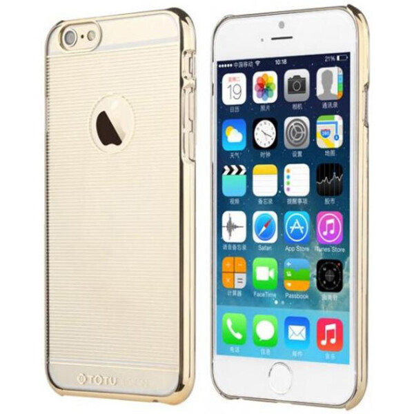 

Ультратонкая накладка TOTU Breeze для iPhone 6S Plus/6 Plus Gold