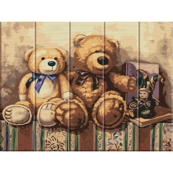 

Картина по номерам ArtStory Медвежата (ASW020) 30 х 40 см. На дереве (183254)