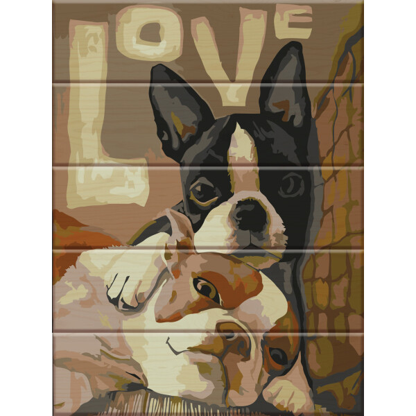 

Картина по номерам ArtStory Love (ASW021) 30 х 40 см. На дереве (183255)