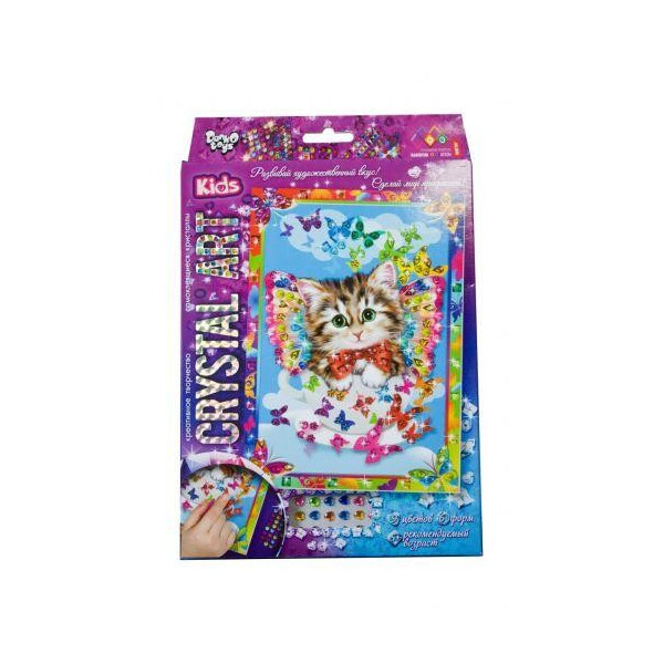 

Набор креативного творчества ";CRYSTAL ART KIDS: Котенок"; CArt-01-04