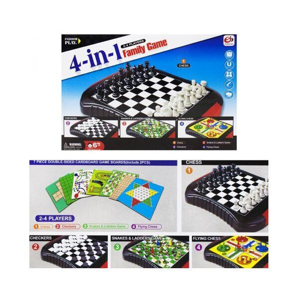 

Настольная игра 4 в 1 1926703_S4402-3