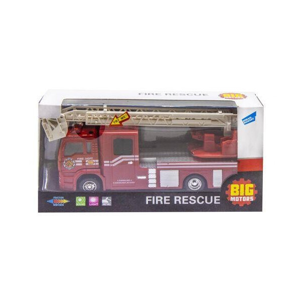 

Пожарная машинка ";Fire Rescue: с лестницей";, инерционная JL81016