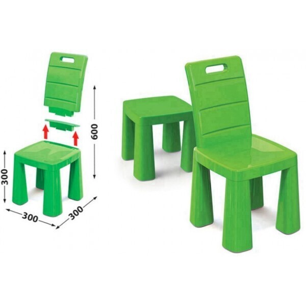 

Детский стульчик трансформер DOLONI TOYS, стул-табурет зеленый