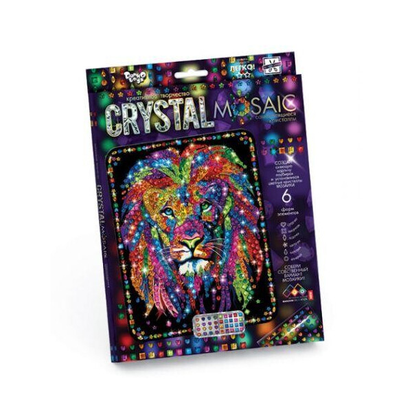 

Набор для креативного творчества ";CRYSTAL MOSAIC";, ";Лев"; CRM-01-04
