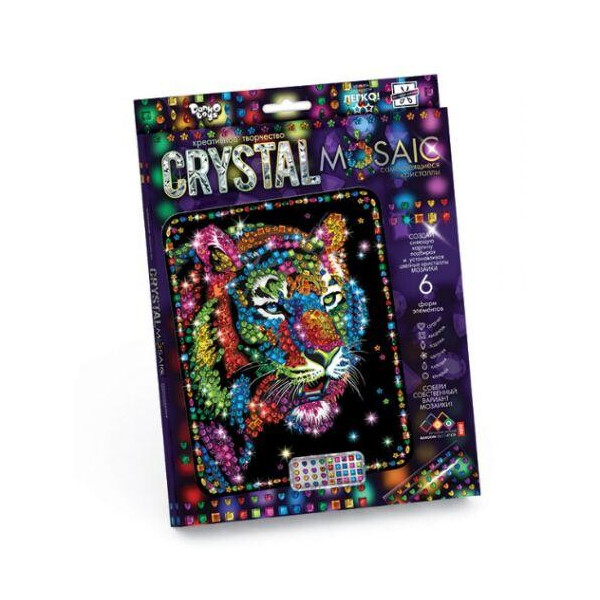 

Набор для креативного творчества ";CRYSTAL MOSAIC";, ";Тигр"; CRM-01-01