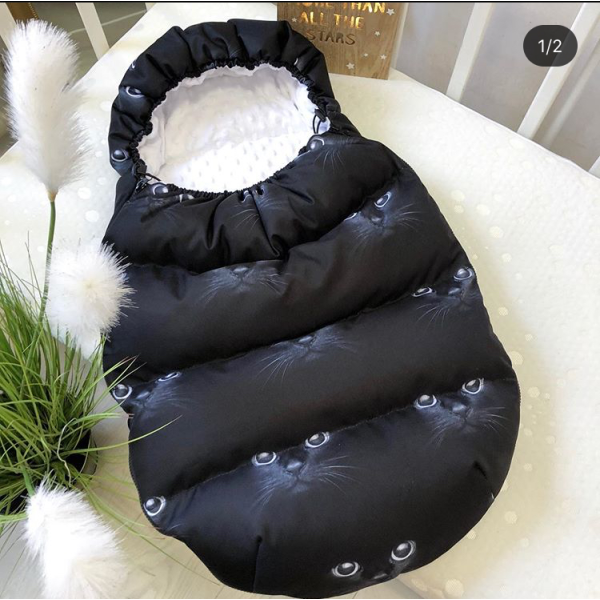 

Зимний пуховой конверт Гнездышко в коляску RoyalBaby premium Cat (MNA31EC121273)