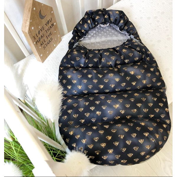 

Зимний пуховой конверт Гнездышко в коляску RoyalBaby premium Diamond (MNA31EC121275)