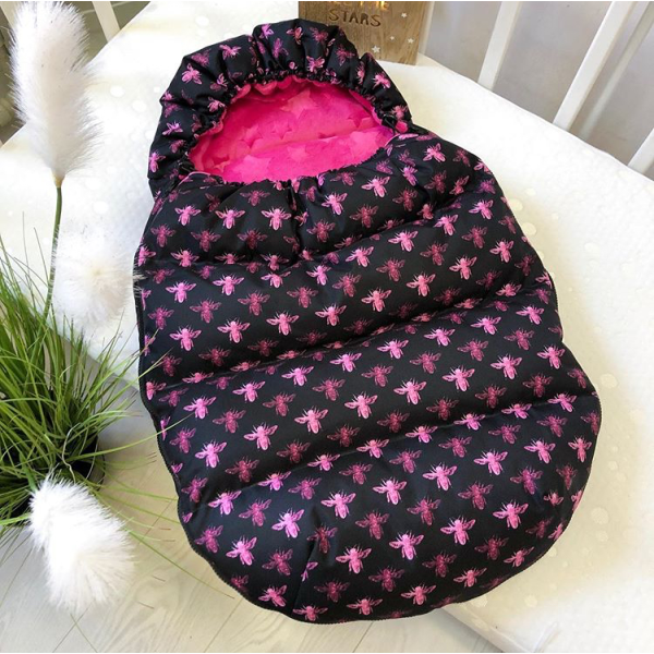 

Зимний пуховой конверт Гнездышко в коляску RoyalBaby premium Rose Bee (MNA31EC121272)