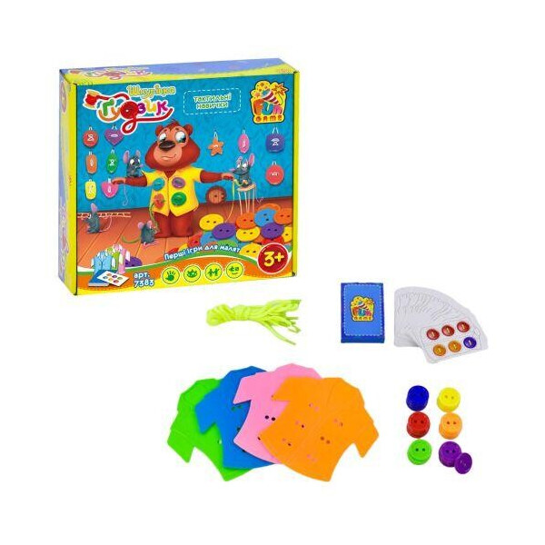

Настольная игра ";Шнуровка і пуговица"; 7383
