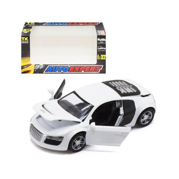 

Машинка металлическая ";Audi R8"; (белая) LF23079
