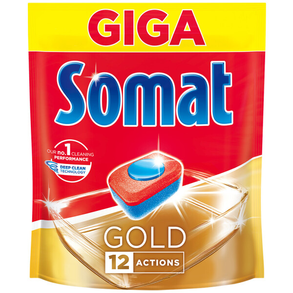 

Таблетки для мытья посуды в посудомоечных машинах Somat Gold, 72 шт.