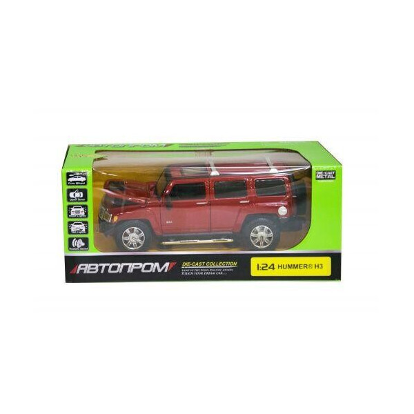 

Машинка ";Hummer H3"; из серии ";Автопром"; (красная) 68240A
